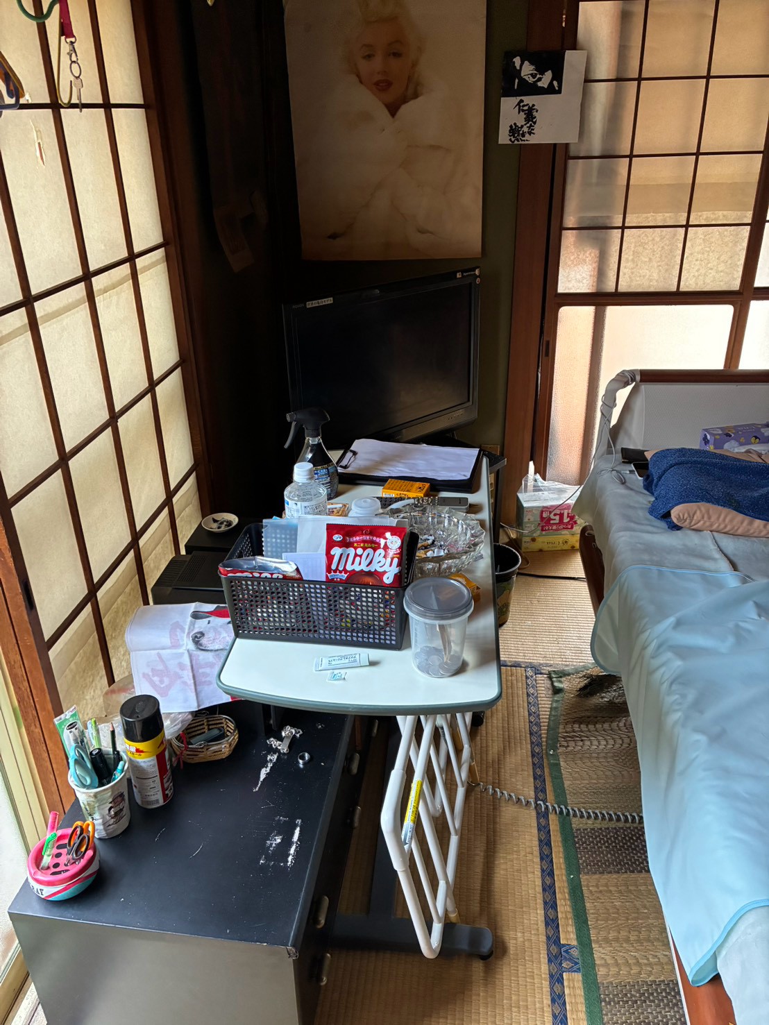 H・A様宅 作業前:居室の収納物