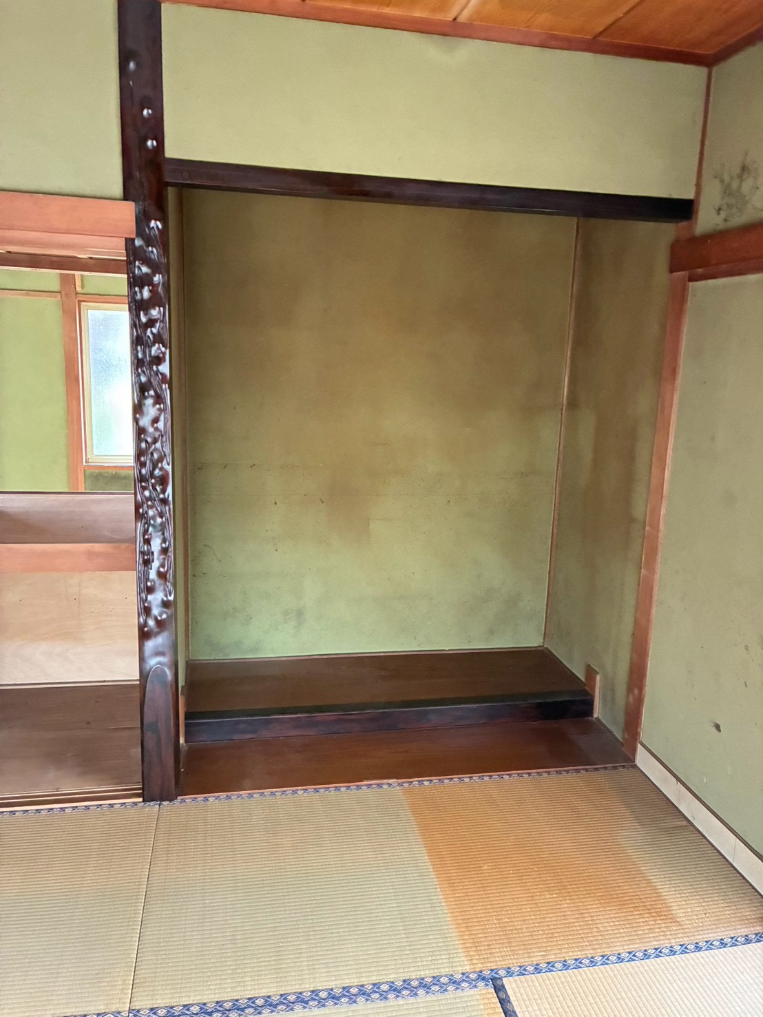 H・A様宅 搬出後:床の間のある和室